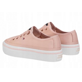 Tommy Hilfiger Sneaker flatform con dettagli glitterati W FW0FW05013 rosa 1