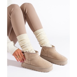 Doposci da donna corti beige Shelovet 1