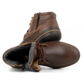 Polbut Scarpe in pelle maschile invernali 339 marrone 3