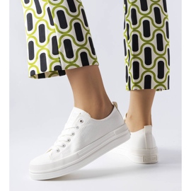 Sneakers bianche sulla piattaforma Big Star LL274968 bianca 1