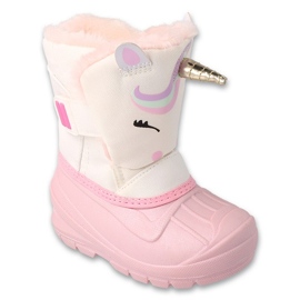 Scarponi da neve per calzature per bambini Befado 160X013 rosa 1