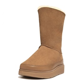 Stivali corti in shearling double face FitFlop GEN-FF W GO9-A69 marrone 1