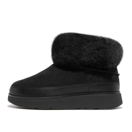 FitFlop GEN-FF Mini stivali in shearling double face W GS6-090 nero 1