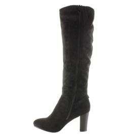 Tacchi alti con frange H615 Nero 1