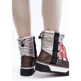 Doposci da Donna Con Suola Spessa Vegan D.Franklin DFSH371006 Argento d'argento 1