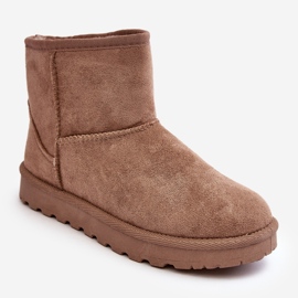 Stivali da neve in pelle scamosciata isolanti da donna Beige Nanga 1