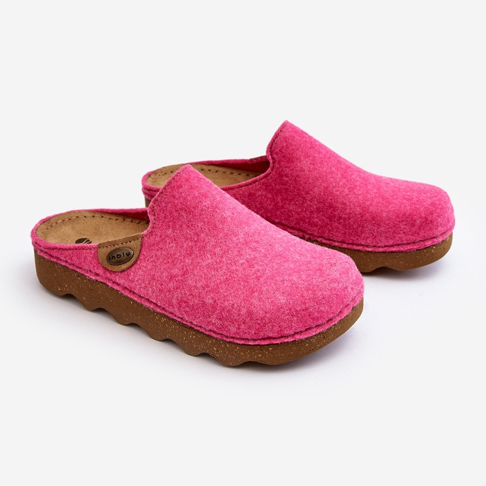 Scarpe da casa preventive da donna Pantofole Inblu DK000011 Fucsia rosa 1
