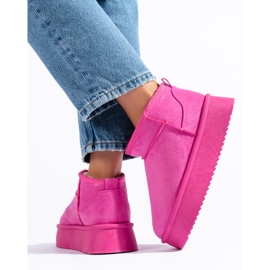 Doposci bassi da donna di Shelovet fucsia rosa 1