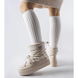 Doposci isolanti beige con elastico Oslavia 1