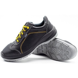 ŁUKPOL Scarpe da lavoro da uomo Techwork 1128P, nere nero 3