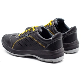 ŁUKPOL Scarpe da lavoro da uomo Techwork 1128P, nere nero 5