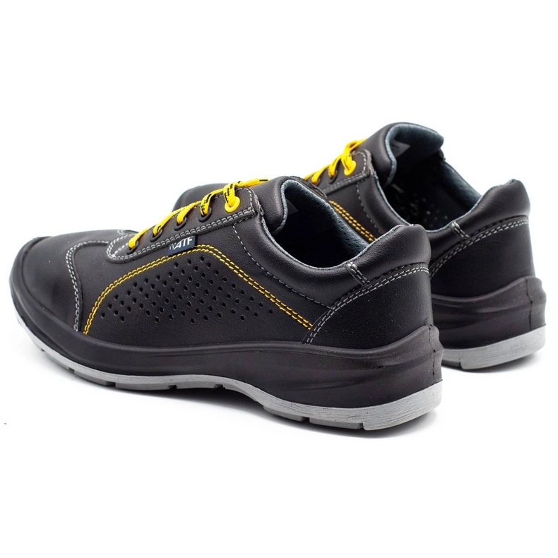 ŁUKPOL Scarpe da lavoro da uomo Techwork 1128P, nere nero 5