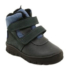 Stivali con membrana in velcro TE-POR Mazurek 1360 blu navy 1