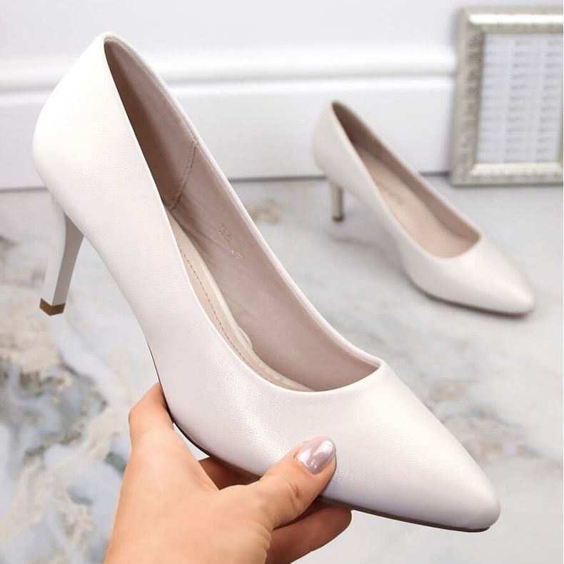 Décolleté da donna con perle Sergio Leone 1336 argento 1