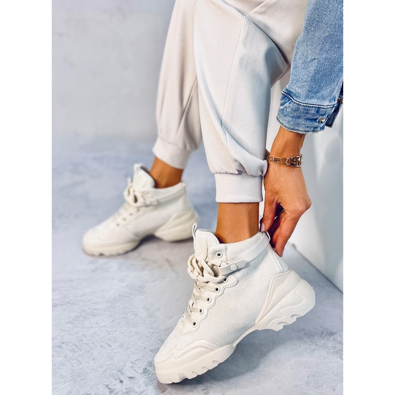 Sneakers con catena staccabile Peri Beige 2