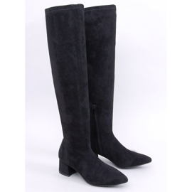 Moschettieri Diondre Black con tacco basso nero 1