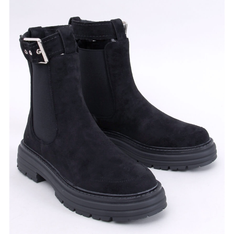 Stivaletti Chelsea da donna Carls Black nero 1