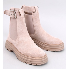 Stivaletti Chelsea da donna Carls Beige 1