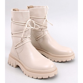 Stivaletti a calzino Willet Beige 1