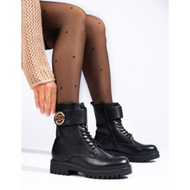 SHELOVET Borsette da donna nere con fibbia nero 1