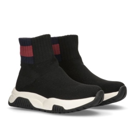 Tommy Hilfiger Sock Sneaker Nero W scarpe T3A9-33007-0702999-999 1
