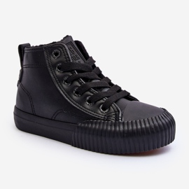 Scarpe da ginnastica isolate per bambini con cerniera Big Star MM374014 Nere nero 1