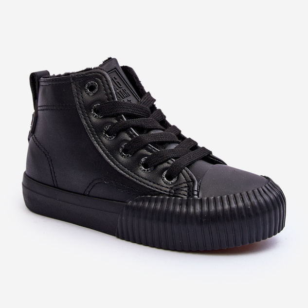 Scarpe da ginnastica isolate per bambini con cerniera Big Star MM374014 Nere nero 1