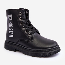 Stivali caldi in pelle per bambini Big Star MM374152 Neri nero 1