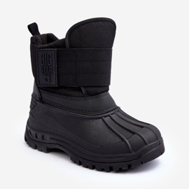 Stivali da neve isolanti in velcro per bambini neri Big Star MM374122 nero 1