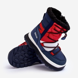 Stivali da neve isolati per bambini con cerniera blu navy Big Star MM374194 1