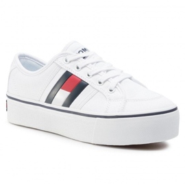 Tommy Hilfiger Tommy Jeans Sneaker Flatform Flag EN0EN00944-YBR bianco 1