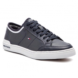Tommy Hilfiger Core Corporate Leather Sneaker M scarpe FM0FM00552-403 blu 1
