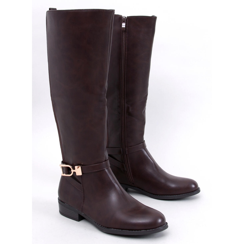 Stivali pieno fiore Jessie Brown da donna marrone 1