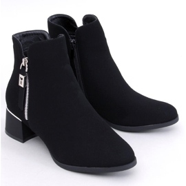Leines Stivaletti neri con tacco basso nero 1
