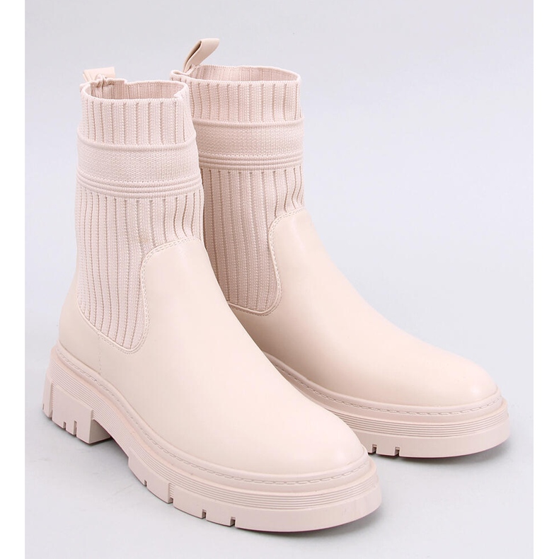 Stivaletti con tomaia flessibile Demus Beige 1