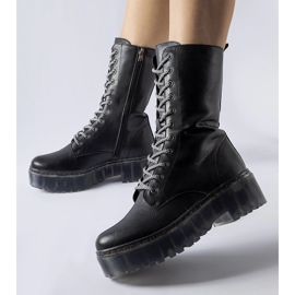 Stivali neri alti isolanti nero 1