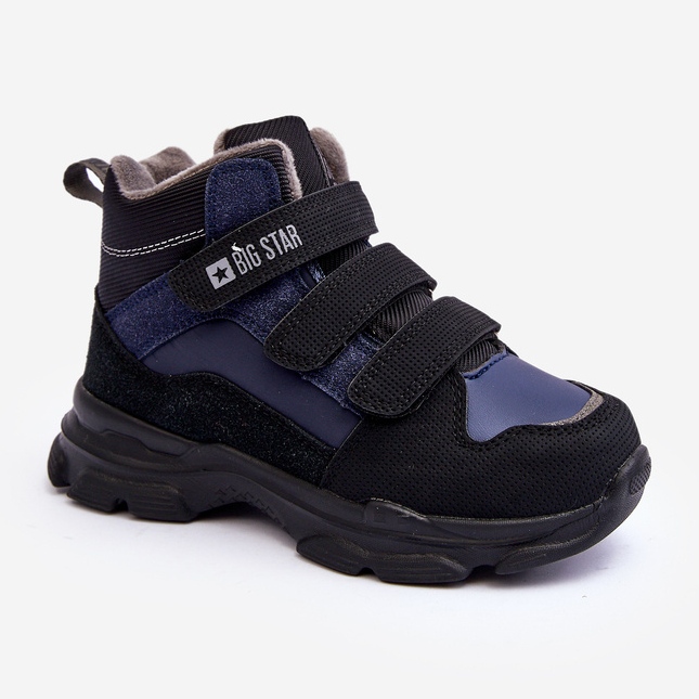 Stivali da neve isolati per bambini Blu navy Big Star MM374172 1