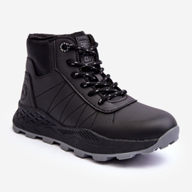 Scarpe da trekking isolate Trapper per bambini Nere Big Star MM374203 nero 1