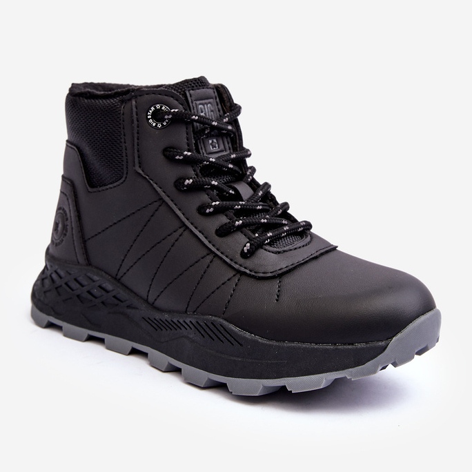 Scarpe da trekking isolate Trapper per bambini Nere Big Star MM374203 nero 1