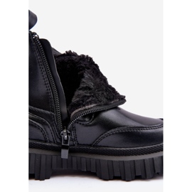 Stivali caldi con cerniera per bambini neri Jolynn nero 2