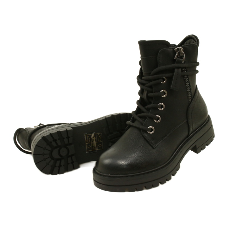 Miss 235-4226 Stivali da donna isolati con pelliccia isolata nero 5
