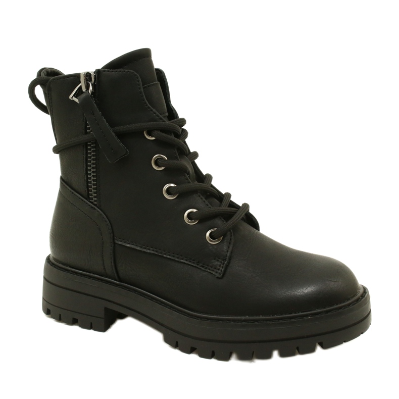 Miss 235-4226 Stivali da donna isolati con pelliccia isolata nero 1