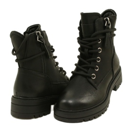 Miss 235-4226 Stivali da donna isolati con pelliccia isolata nero 4