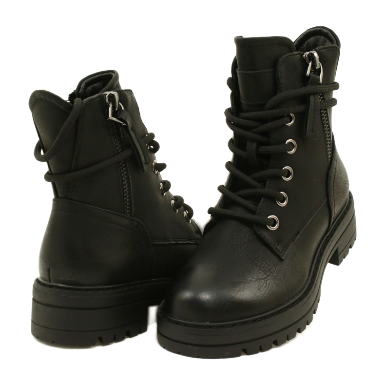 Miss 235-4226 Stivali da donna isolati con pelliccia isolata nero 4