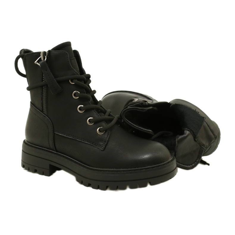 Miss 235-4226 Stivali da donna isolati con pelliccia isolata nero 6