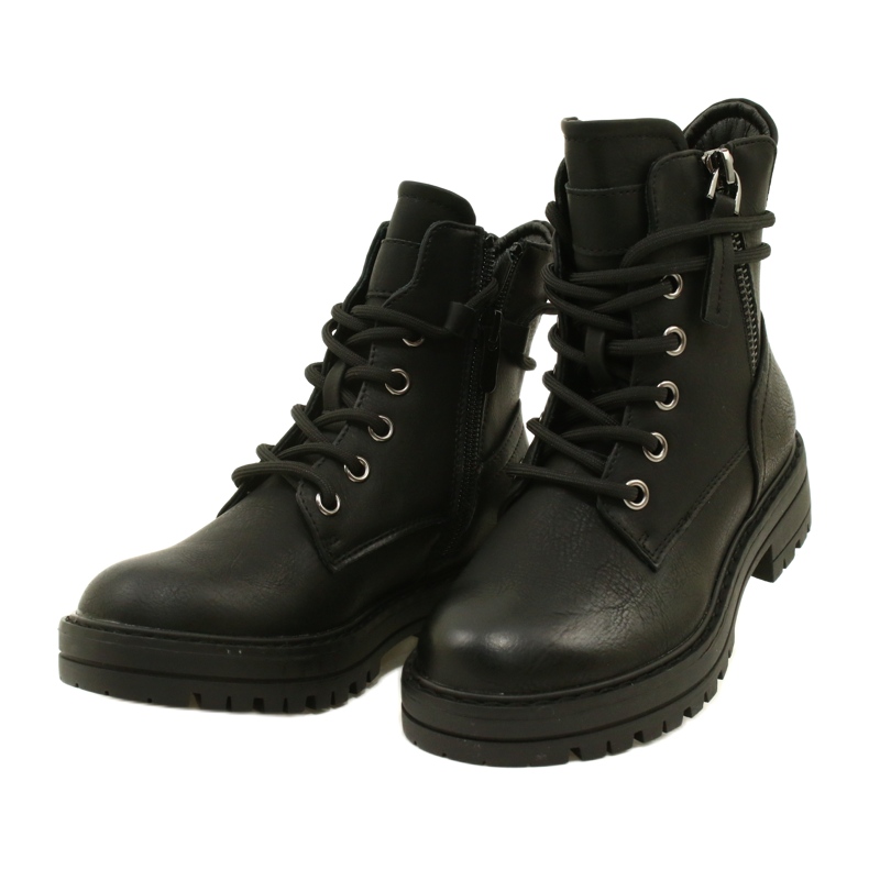 Miss 235-4226 Stivali da donna isolati con pelliccia isolata nero 3