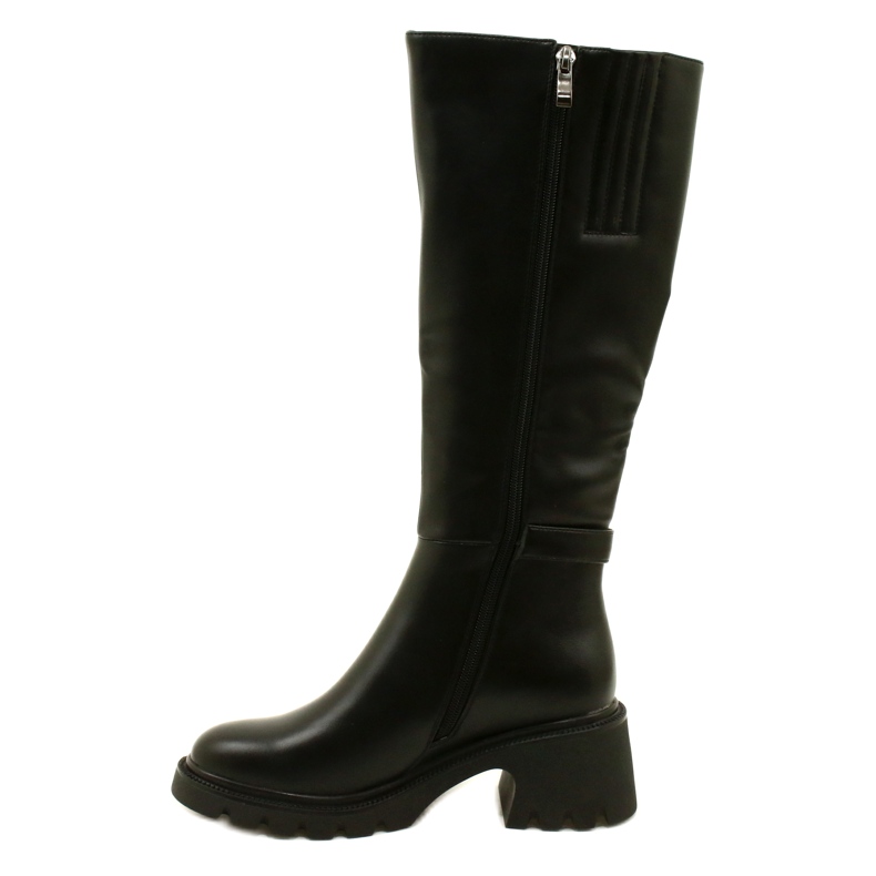 Stivali a ruote alte femminili Black Filippo nero 2