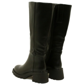 Stivali a ruote alte femminili Black Filippo nero 6