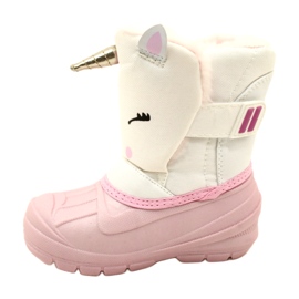 Scarponi da neve per calzature per bambini Befado 160P013 rosa 1