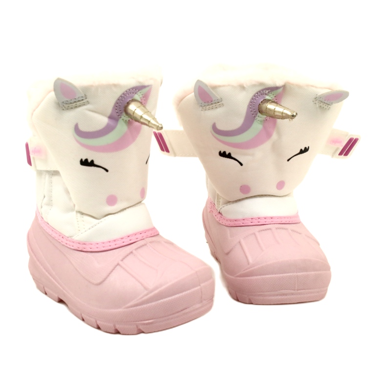 Scarponi da neve per calzature per bambini Befado 160P013 rosa 5